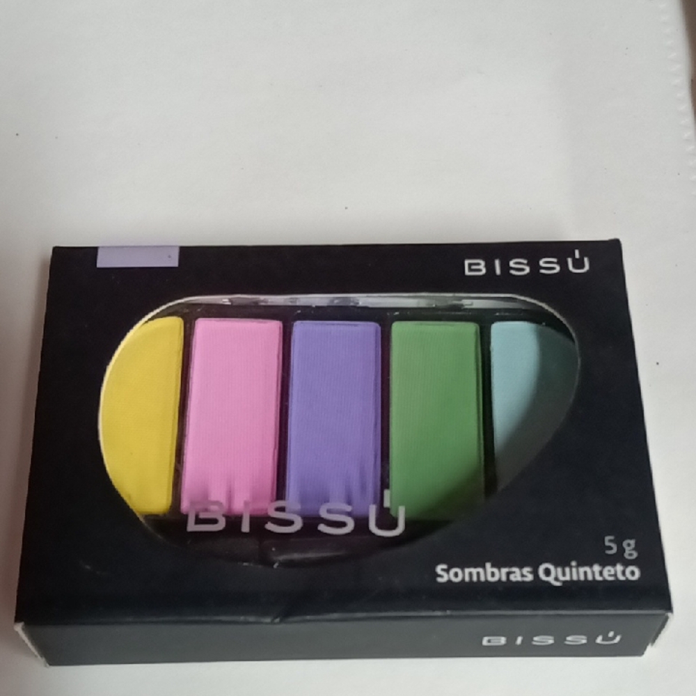 Vibrant Eyeshadow Palette - Yellow, Pink, Purple, Green, Blue